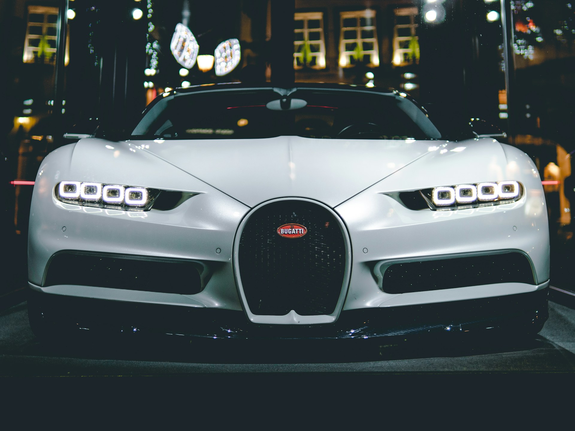 Luxury black car hero