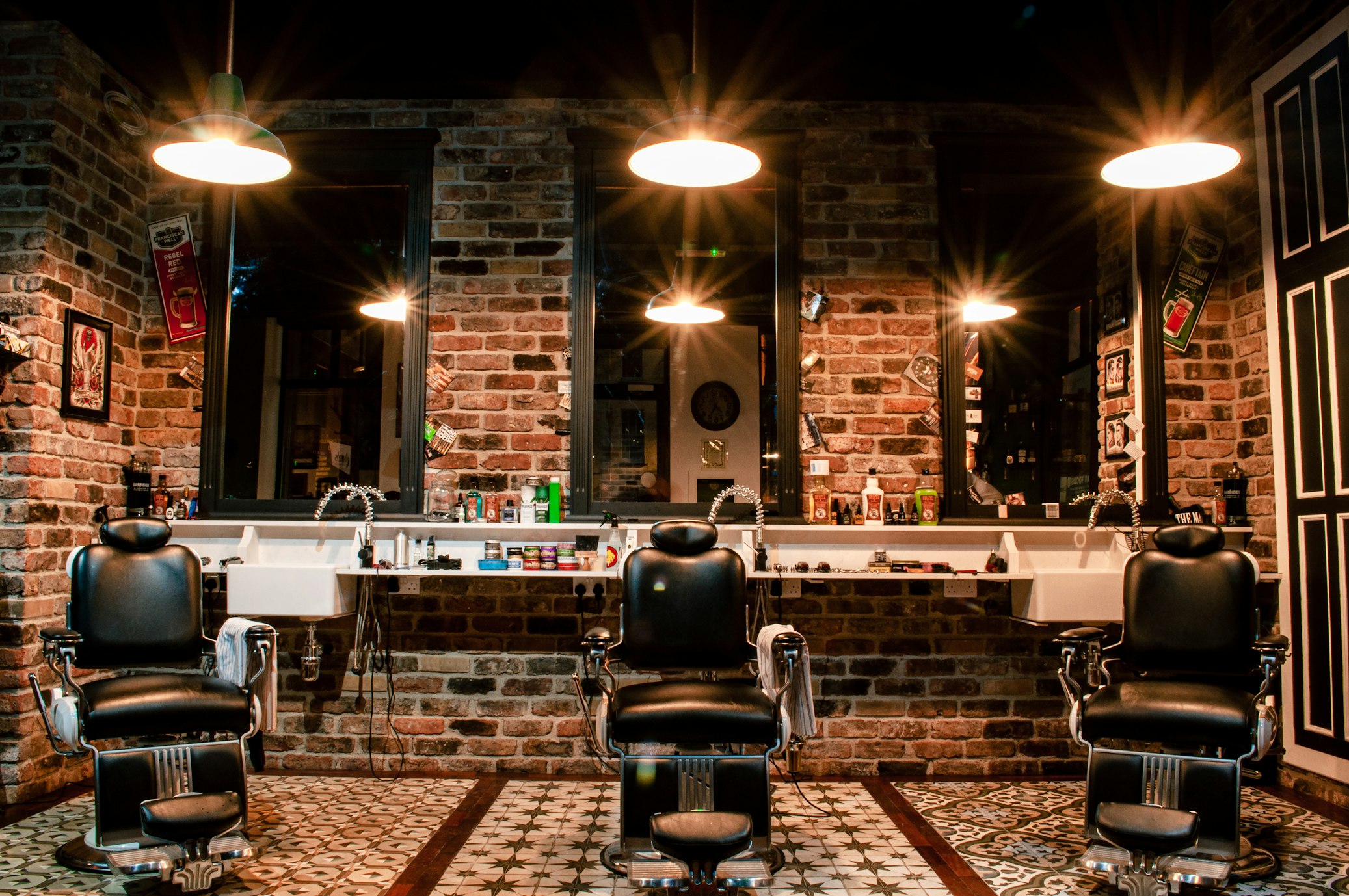 Luxury salon interior