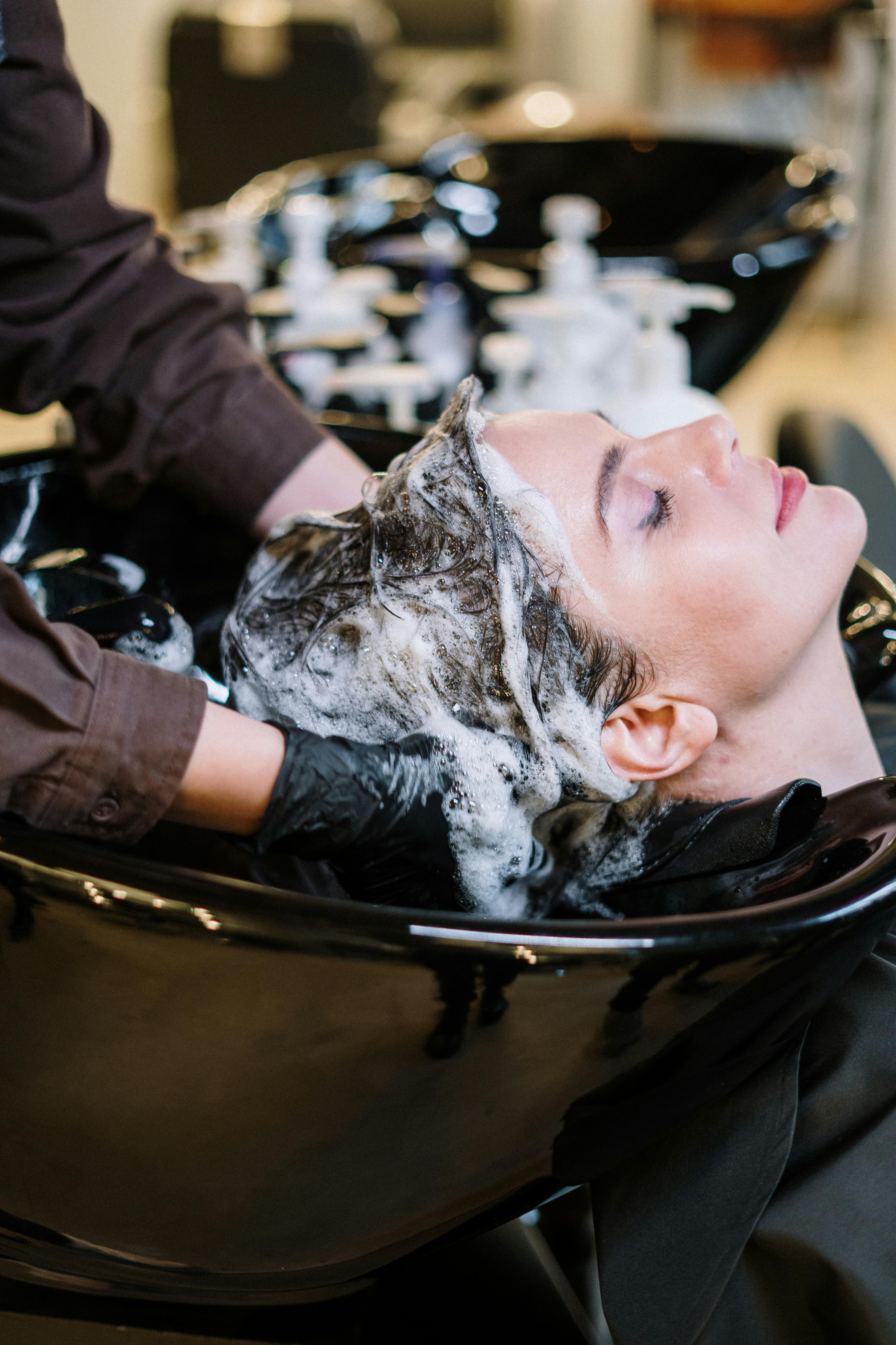 Hot towel shave treatment setup