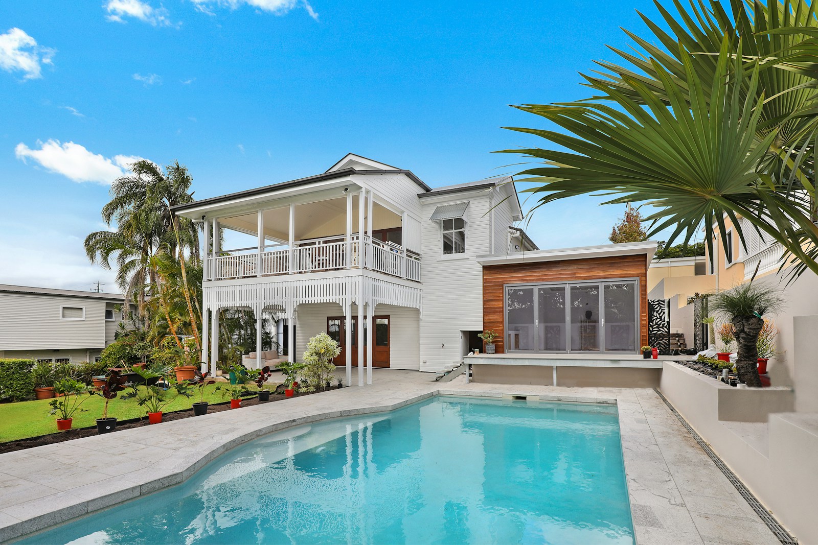 Premium villa exterior with pool and terrace