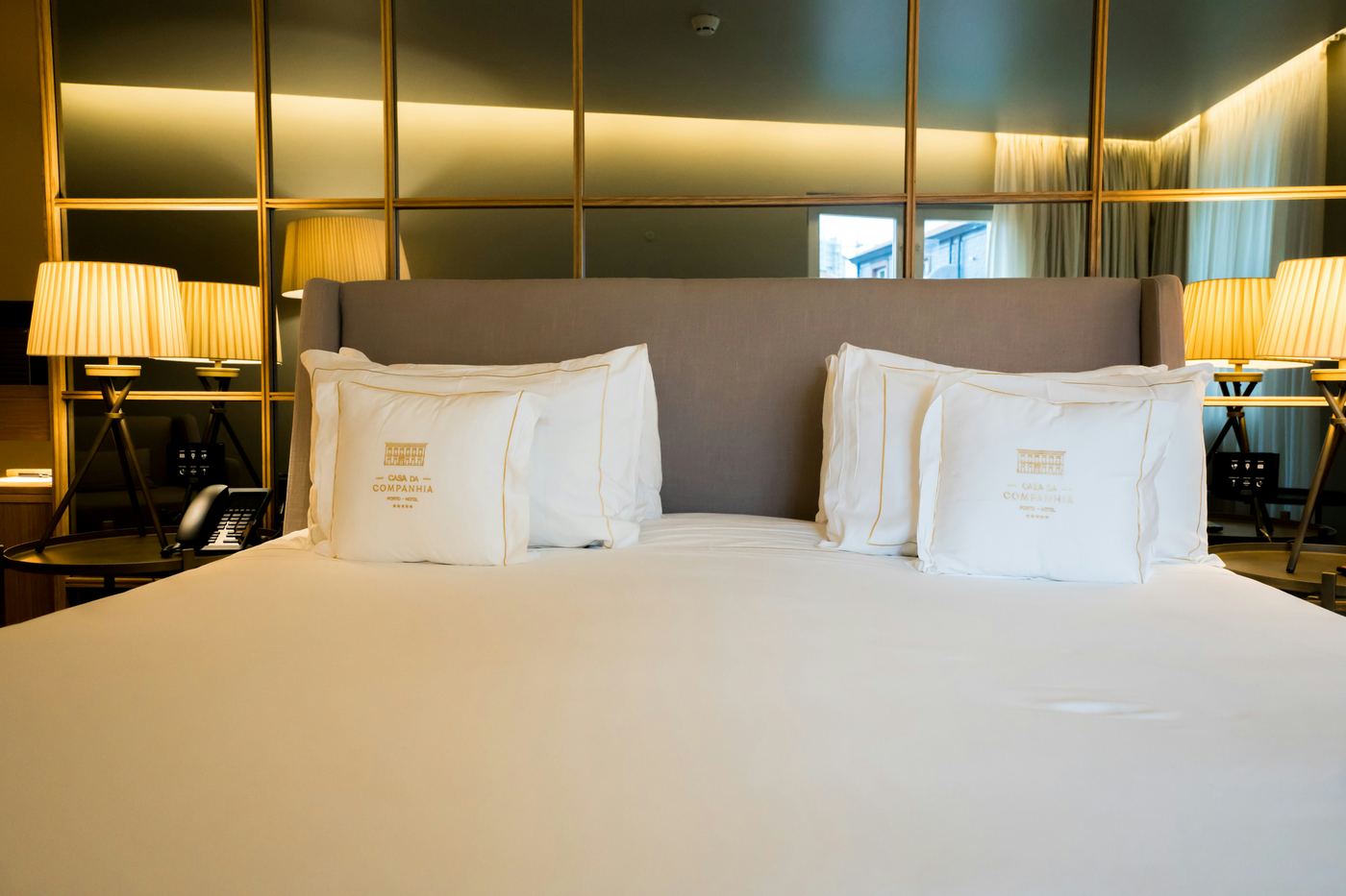 Deluxe room interior with soft natural light